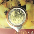 2010 San Marino 2 € juhlaraha Sandro Botticelli BU kansiossa - pikkukuva 3