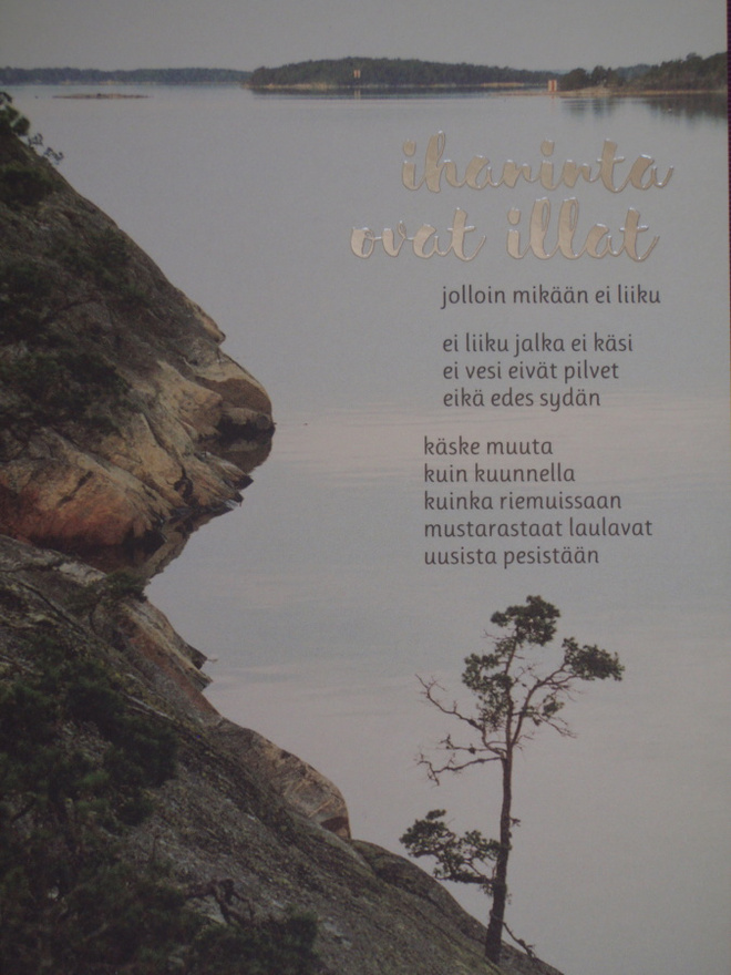 Runokortti ihaninta on illat