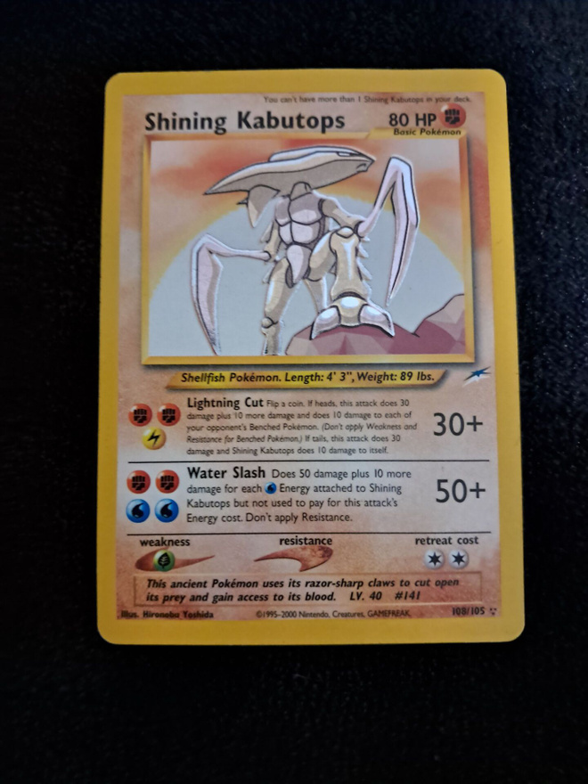 Neo Destiny Shining Kabutops 108/105