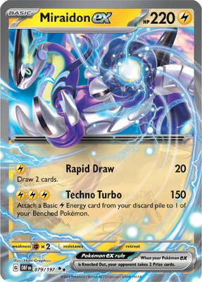Miraidon ex 079/197 - Obsidian Flames - NM/M