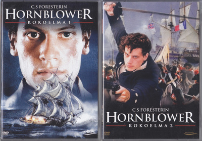 C.S.Foresterin HORNBLOWER -elokuvat 1-8/8 (DVD K11)