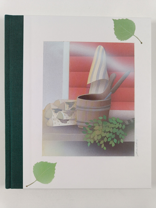 Saunakirja Aalto (195x230 mm, 60 sivua, riviohjain)