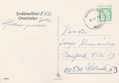 Postileima,  HAUKIVUORI
