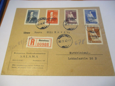 1942 Äänislinna R sekap kuori Munkkiniemeen tulol.