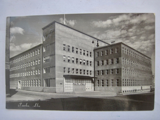 VANHA Postikortti Turku 1952