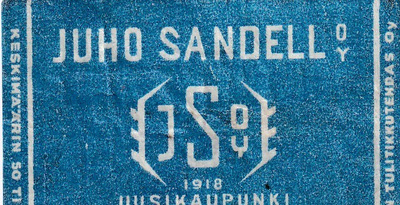 Uusikaupunki, Juho Sandell Oy  .  s103