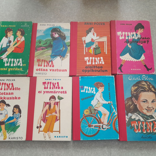 Tiina kirjat,anni polva