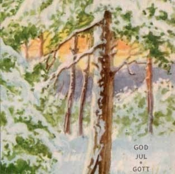 Curt Nyström / Petäjikkö lumivaipan alla. 1950-l.