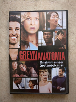 Greyn anatomia, kausi 1, 2 x DVD.