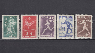 1945 Lape 286 - 290 Urheilu *