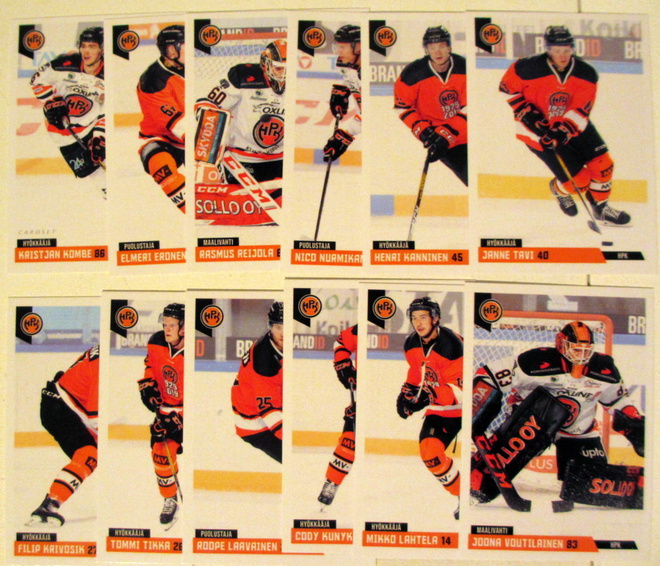 Cardset 2019-20 HPK II sarja 13-24 teamset
