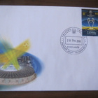 Ukraina - FDC + pienoisarkki (aiheena jalkapallo) - pikkukuva 2