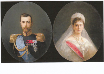 Alexander Makovsky: Keisari Nikolai II ja keisarinna
