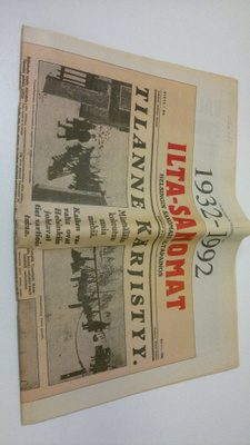 Ilta-Sanomat 60 vuotta 1932-1992 liite