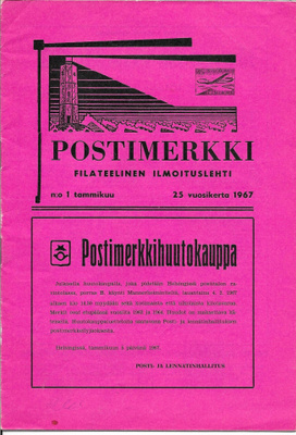 Postimerkki-lehti - vuosikerta 1967