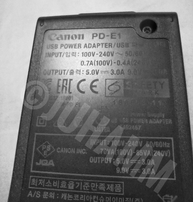 Canon Usb C virtalähde