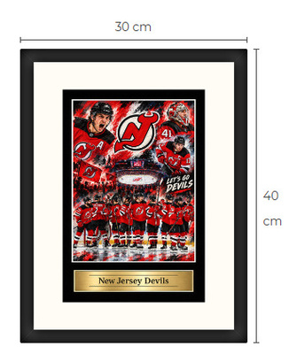 Uusi New Jersey Devils NHL art print Limited Edition