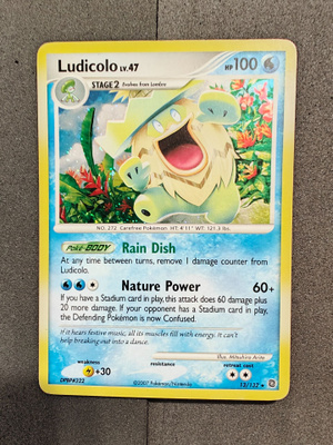 Ludicolo 13/132 Secret Wonders Holo Rare