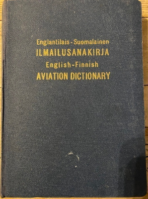 ENGLANTILAIS- SUOMALAINEN ILMAILUSANAKIRJA 1949