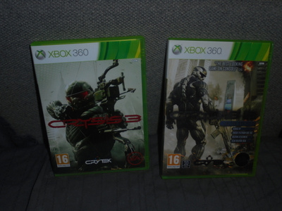 Xbox 360 pelit Crysis 2 ja 3