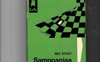 REX STOUT: Samppanjaa yhdelle, SaPo 64 1.p.
