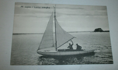 Loviisan saaristo, purjehtimassa, vanha mv pk, ei p.