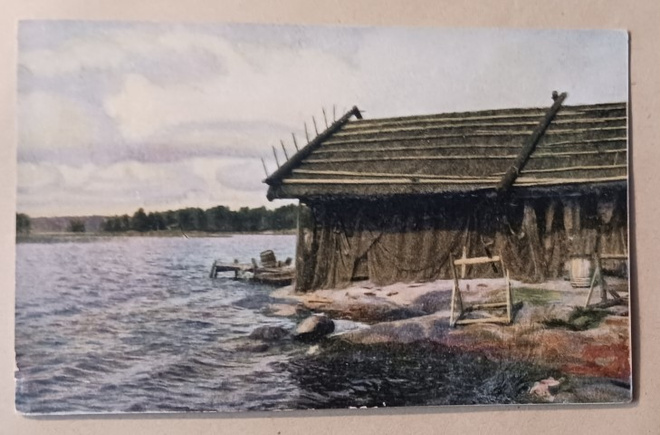Kalastajanmökki Porkkalan saaristossa, väripk, ei p.