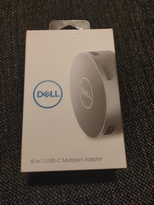 Uusi käyttämätön Dell DA305 USB-C mobiiliadapteri