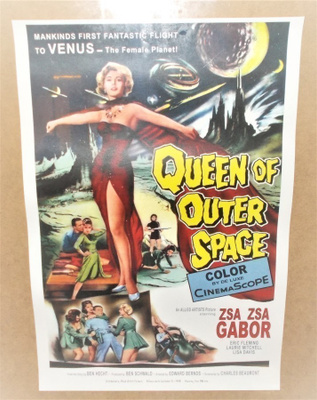 QUEEN OF OUTER SPACE (HQ POSTER) UUSI