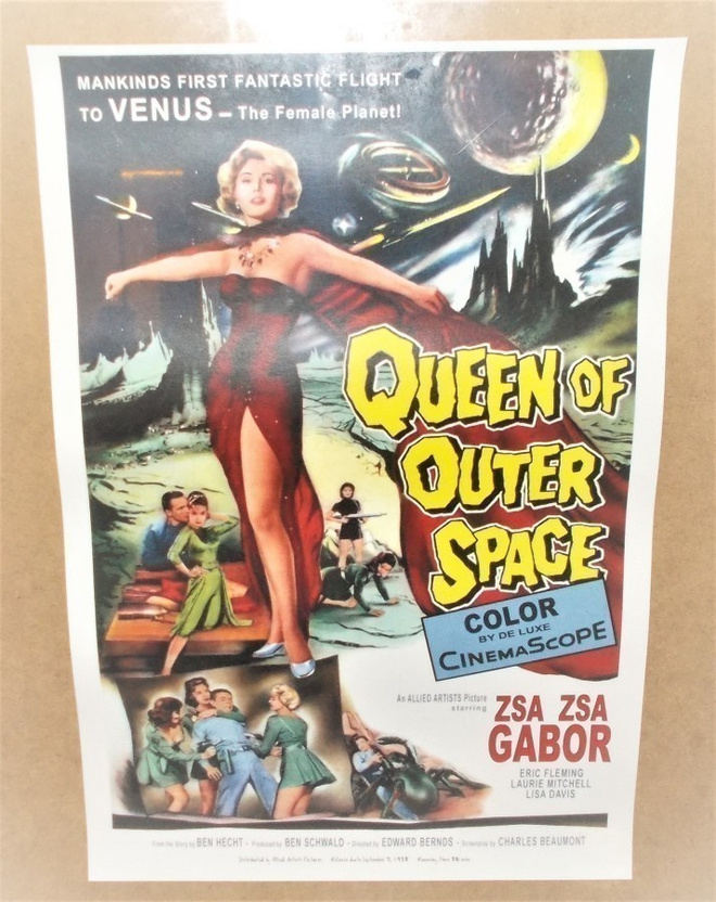 QUEEN OF OUTER SPACE  (HQ POSTER) UUSI