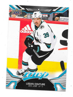 2022-23 Upper Deck MVP #193 Logan Couture , San Jose Sharks