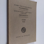 Suomen sukututkimusseuran vuosikirja XXIII 1939 = Genealo... - pikkukuva 1