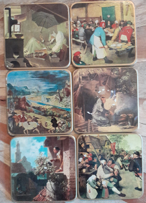 Pieter Bruegel the Elder Lasinalusia 6kpl