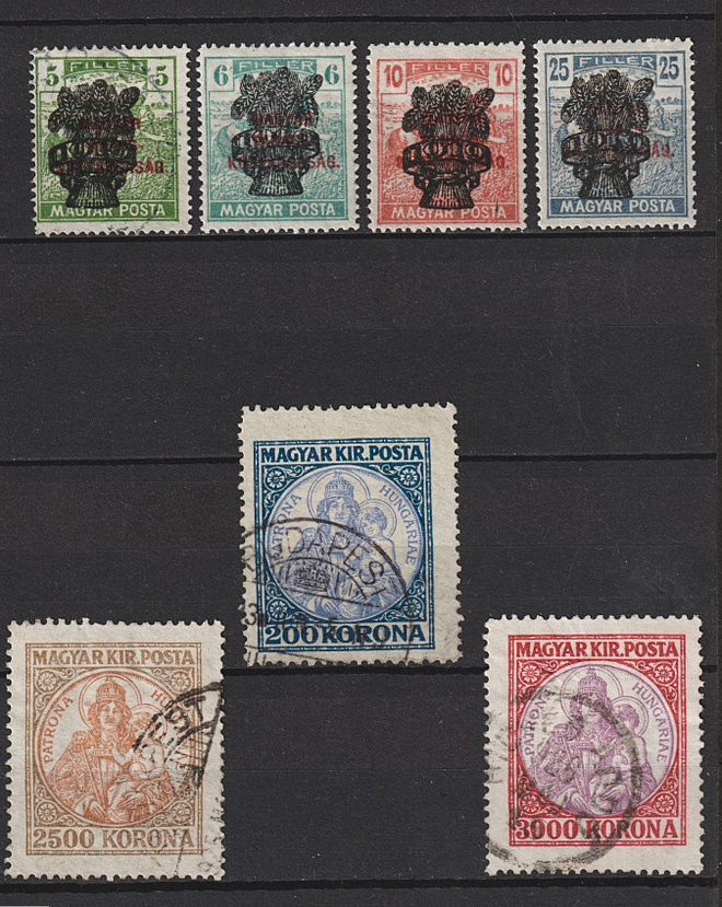 1920-25 Unkari muutama vanhempi merkki