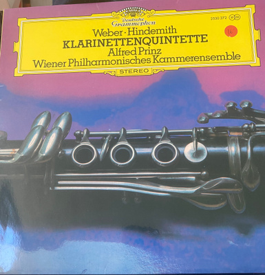 Weber/Hindemith: Klarinettenquintette DG LP