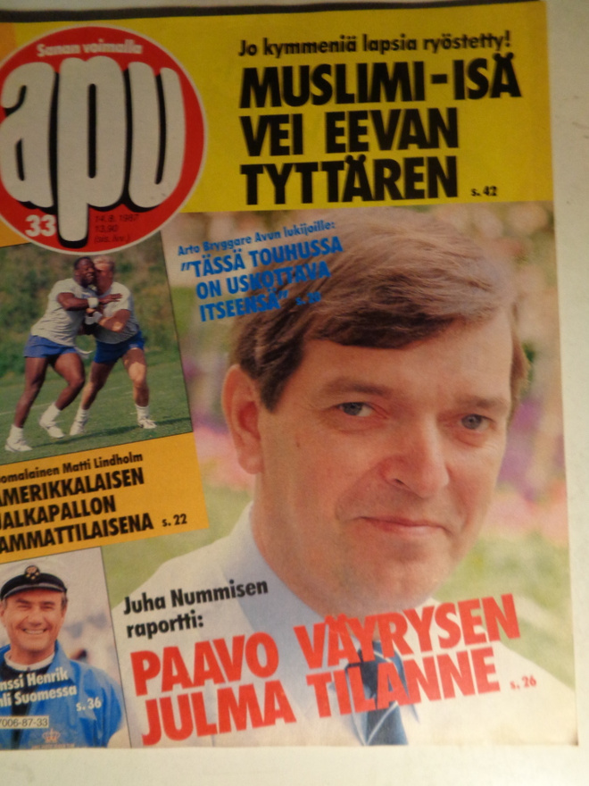 Apu lehti Nro 33/1987 (31.12)