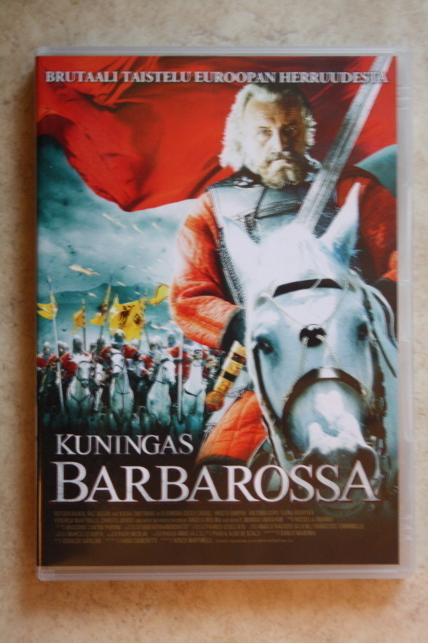 Kuningas Barbarossa, DVD. Rutger Hauer