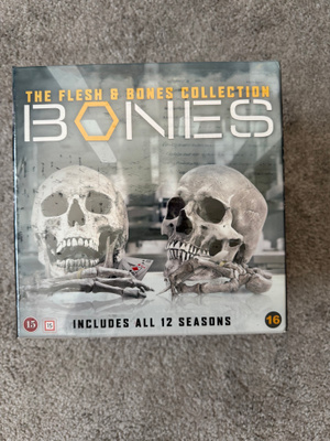 BONES KAIKKI TUOTANTOKAUDET 1-12 DVD (UUSI/MUOVEISSA)