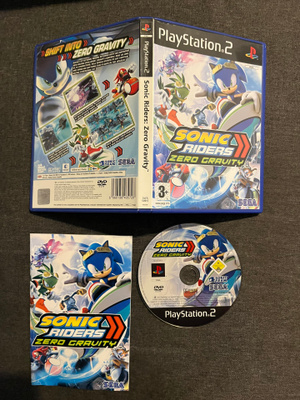 Sonic Riders - Zero Gravity PS2 (Suomijulkaisu)