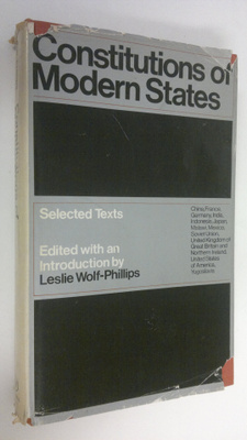 Leslie (ed.) Wolf-Phillips : Constitutions of Modern Stat...