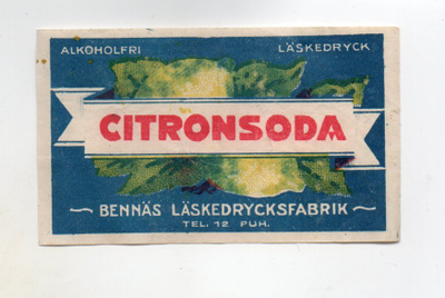 Citronsoda (Bennäs Läskedrycksfabrik)