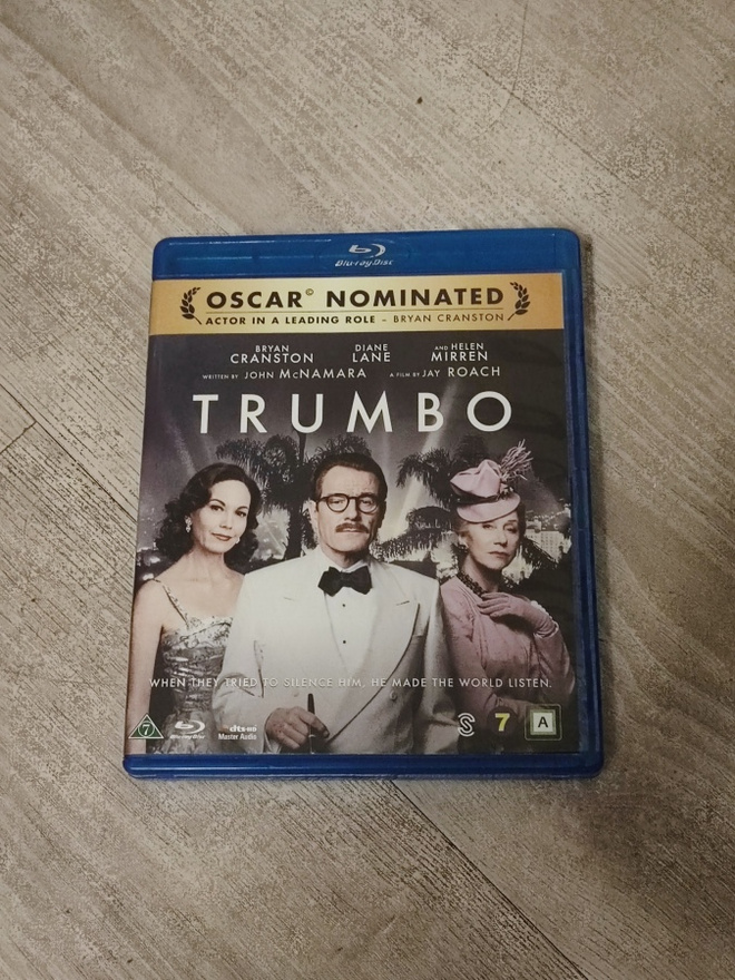 Trumbo BLU-RAY Bryan Cranston Diane Lane Helen Mirren