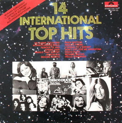14 INTERNATIONAL TOP HITS (LP), 1977, mm. Jeanette