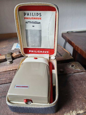 Vintage sähköparranajokone Philips