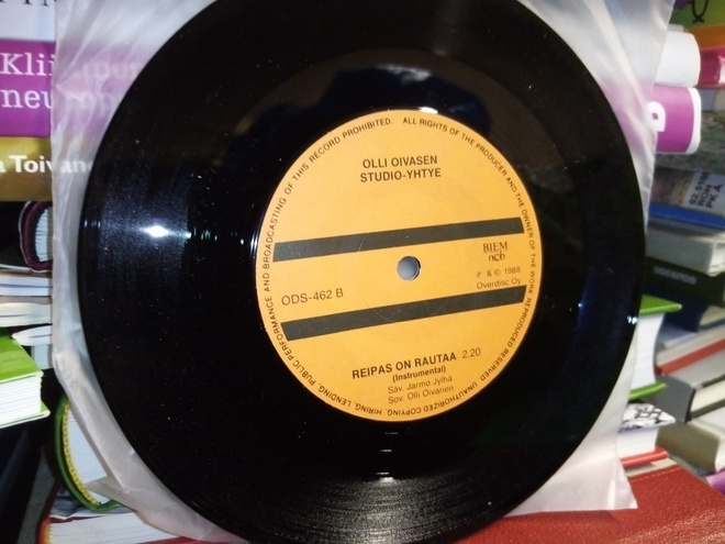 7" single Pekka Masalin :  Reipas on rautaa ( SIS POSTIKULU)