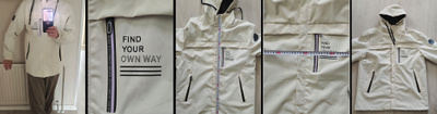 Takki vaalea Unisex koko L (XL)