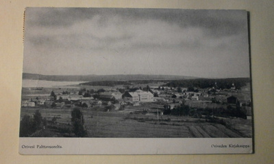 Orivesi Palttavuorelta, tiheää asutusta, vanha mv pk, 1929