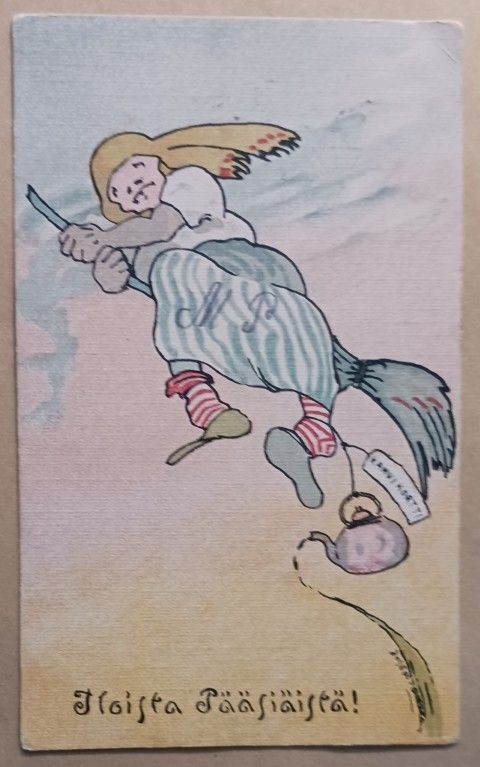 Joseph Alanen: Noita-akka huolissaan kahvikortista... kulk.