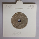 Norja 1 Kroner v.1939 KM#385 - pikkukuva 1