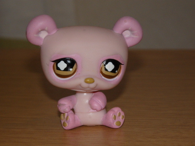LITTLEST PET SHOP vaaleanpunainen PANDA, KARHU #899